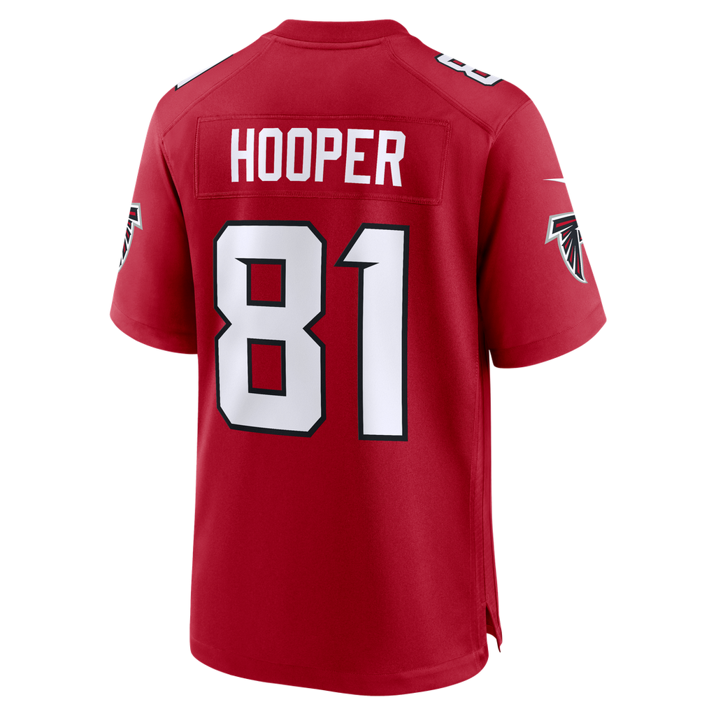 Men's Nike Atlanta Falcons Austin Hooper Red Team Game NFL Jersey