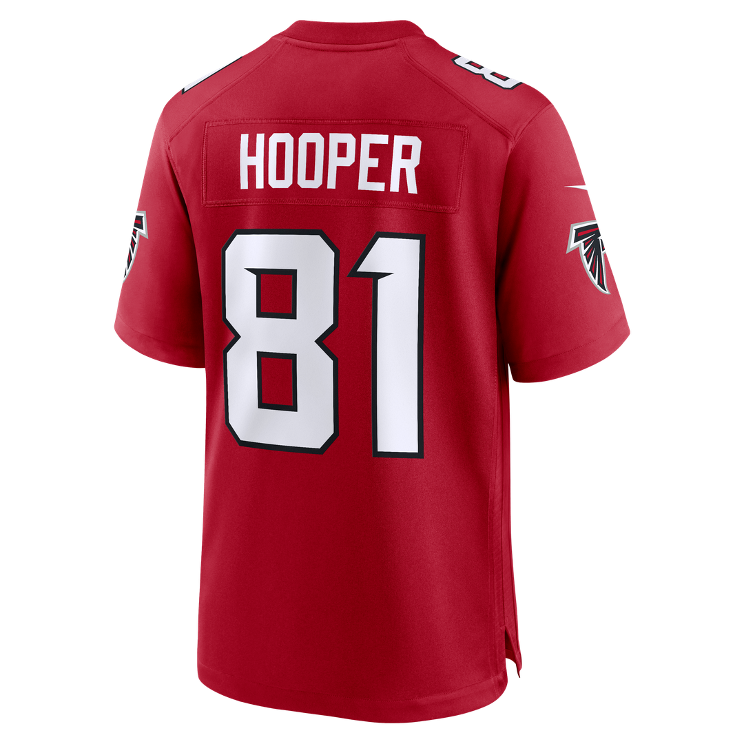 Men's Nike Atlanta Falcons Austin Hooper Red Team Game NFL Jersey