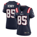 Women's Nike New England Patriots Hunter Henry Navy Game NFL Jersey