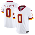 Men's Nike Washington Commanders Mike Sainristil White Vapor F.U.S.E. Stitched Limited NFL Jersey