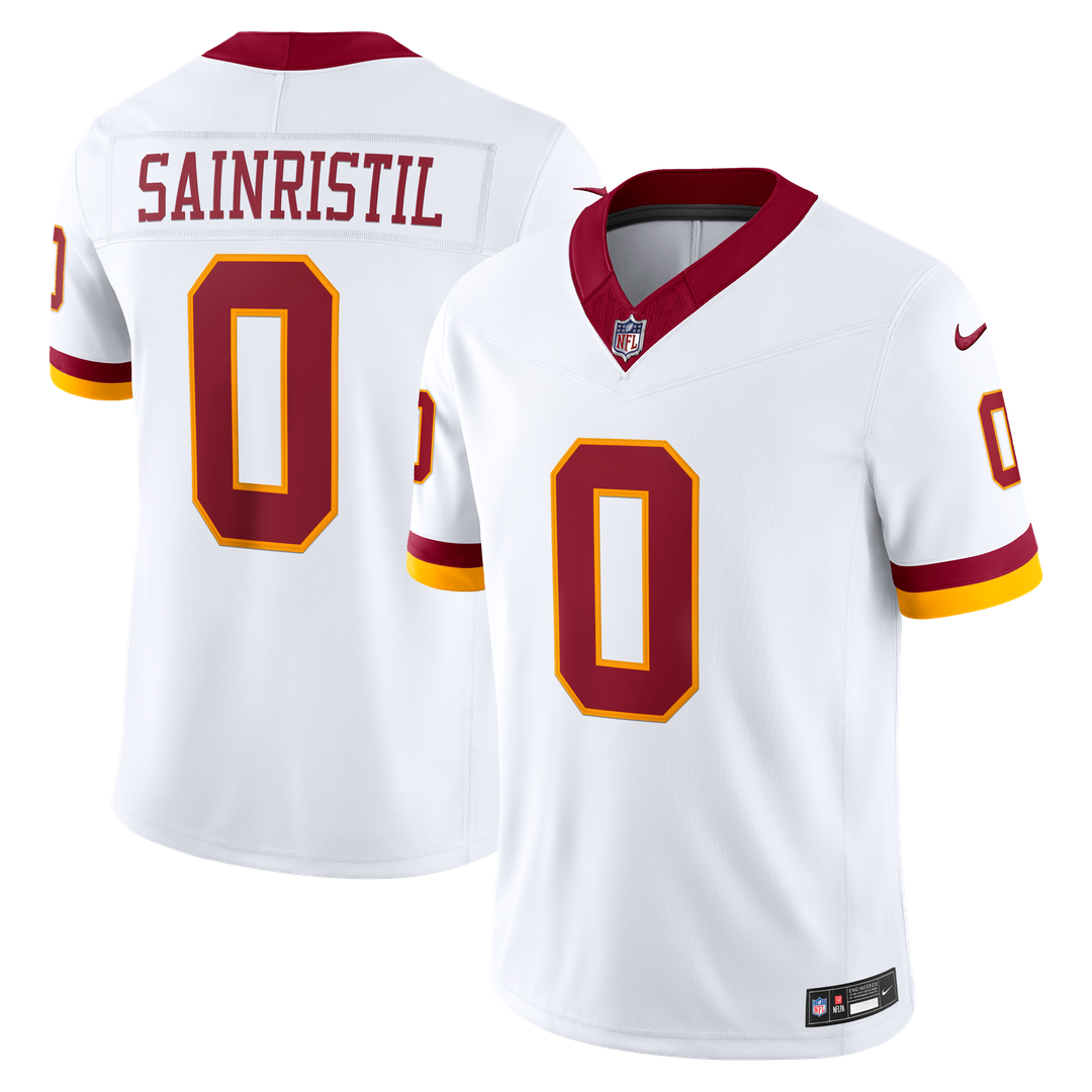 Men's Nike Washington Commanders Mike Sainristil Burgundy Team Vapor F.U.S.E. Stitched Limited NFL Jersey