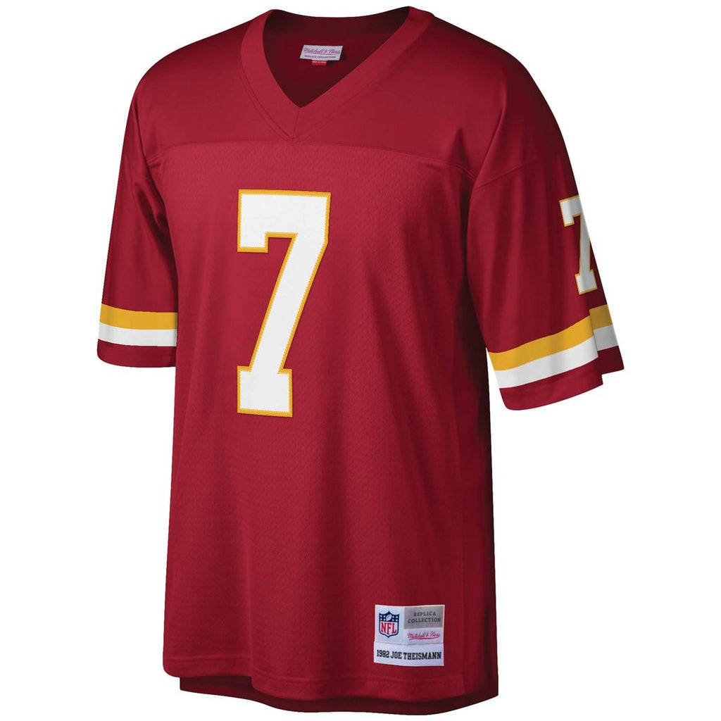 Men's Mitchell & Ness Washington Football Team Joe Theismann Burgundy Legacy Replica NFL Jersey