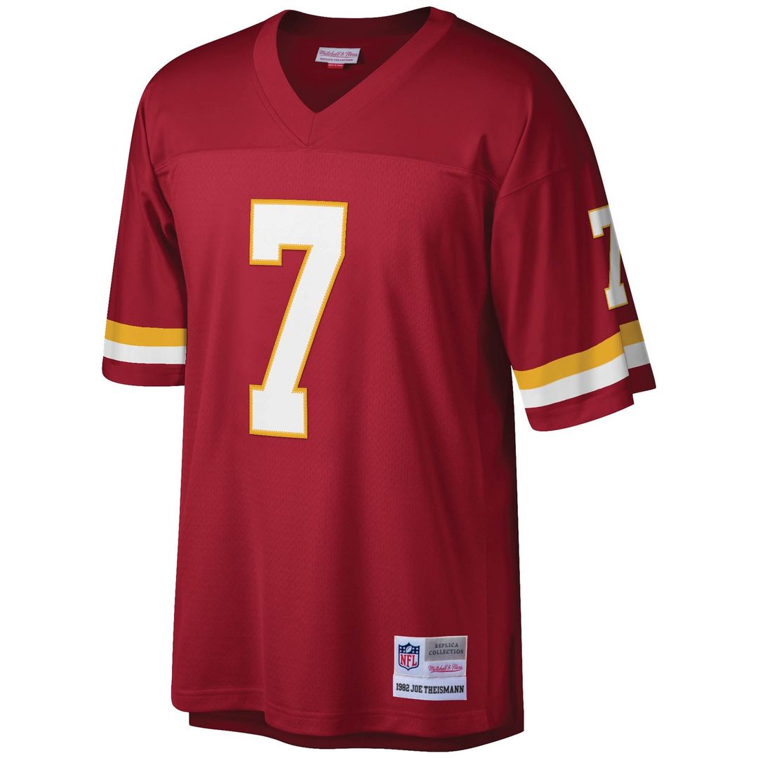 Men's Mitchell & Ness Washington Football Team Joe Theismann Burgundy Legacy Replica NFL Jersey