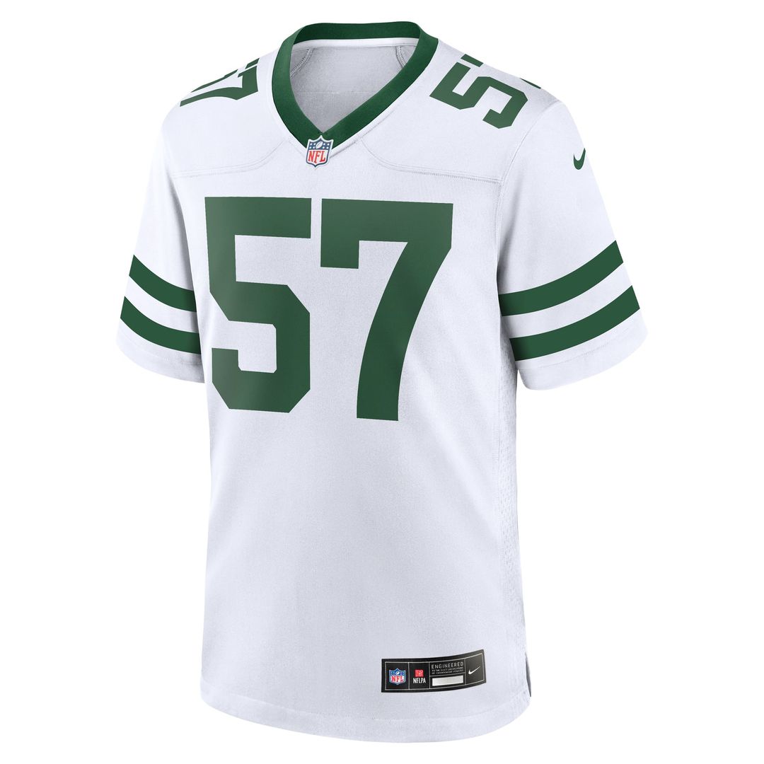Men's Nike New York Jets C.J. Mosley Legacy White Game NFL Jersey