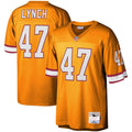 Men's Mitchell & Ness Tampa Bay Buccaneers John Lynch Orange Legacy Replica NFL Jersey