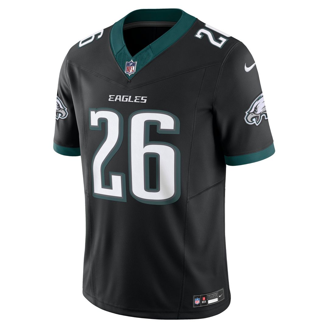 Men's Nike Philadelphia Eagles Saquon Barkley Black Vapor F.U.S.E. Limited NFL Jersey
