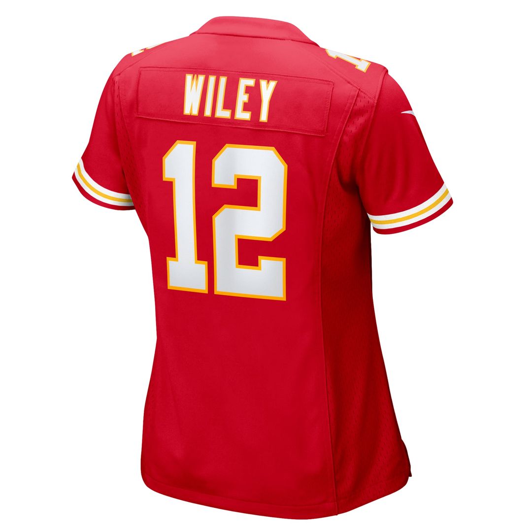 Women's Nike Kansas City Chiefs Jared Wiley Red Game NFL Jersey