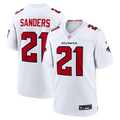 Men's Nike Atlanta Falcons Deion Sanders White Retired Player Game NFL Jersey