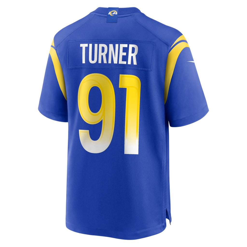 Men's Nike Los Angeles Rams Kobie Turner Royal Home Game NFL Jersey