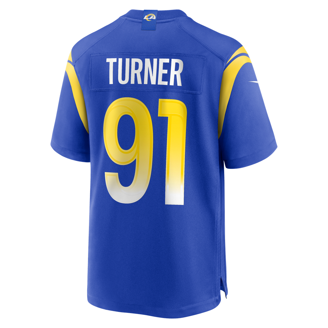 Men's Nike Los Angeles Rams Kobie Turner Royal Home Game NFL Jersey