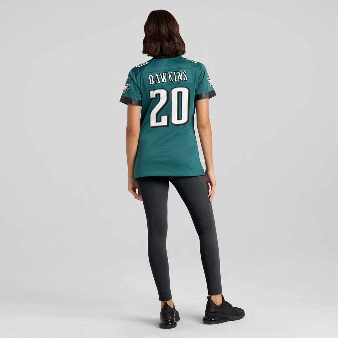 Women's Nike Philadelphia Eagles Brian Dawkins Midnight Green Retired Player Game NFL Jersey