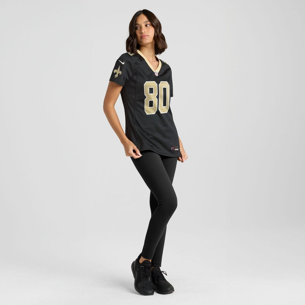 Women's Nike New Orleans Saints Moliki Matavao Black Team Game NFL Jersey