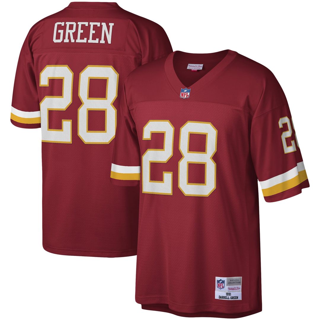 Men's Mitchell & Ness Washington Football Team Darrell Green Burgundy Legacy Replica NFL Jersey