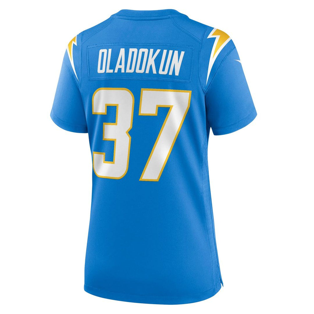 Women's Nike Los Angeles Chargers Jordan Oladokun Powder Blue Team Game NFL Jersey