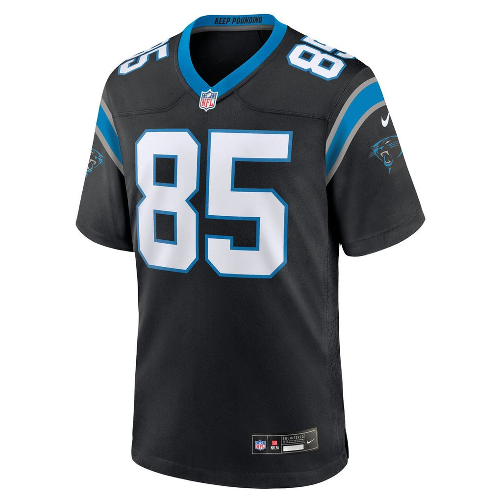 Men's Nike Carolina Panthers James Mitchell Black Team Game NFL Jersey
