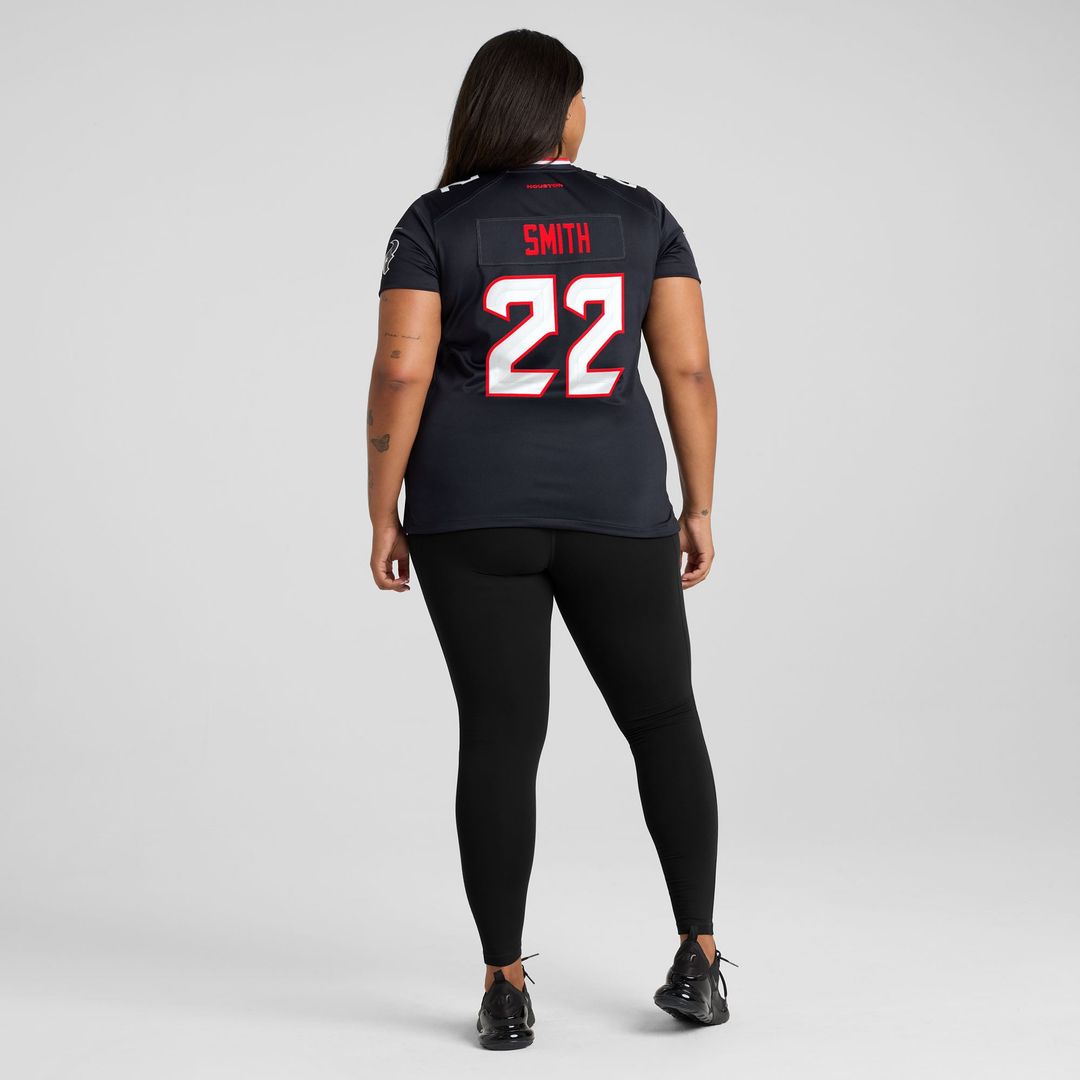 Women's Nike Houston Texans Jaylin Smith Navy Team Game NFL Jersey