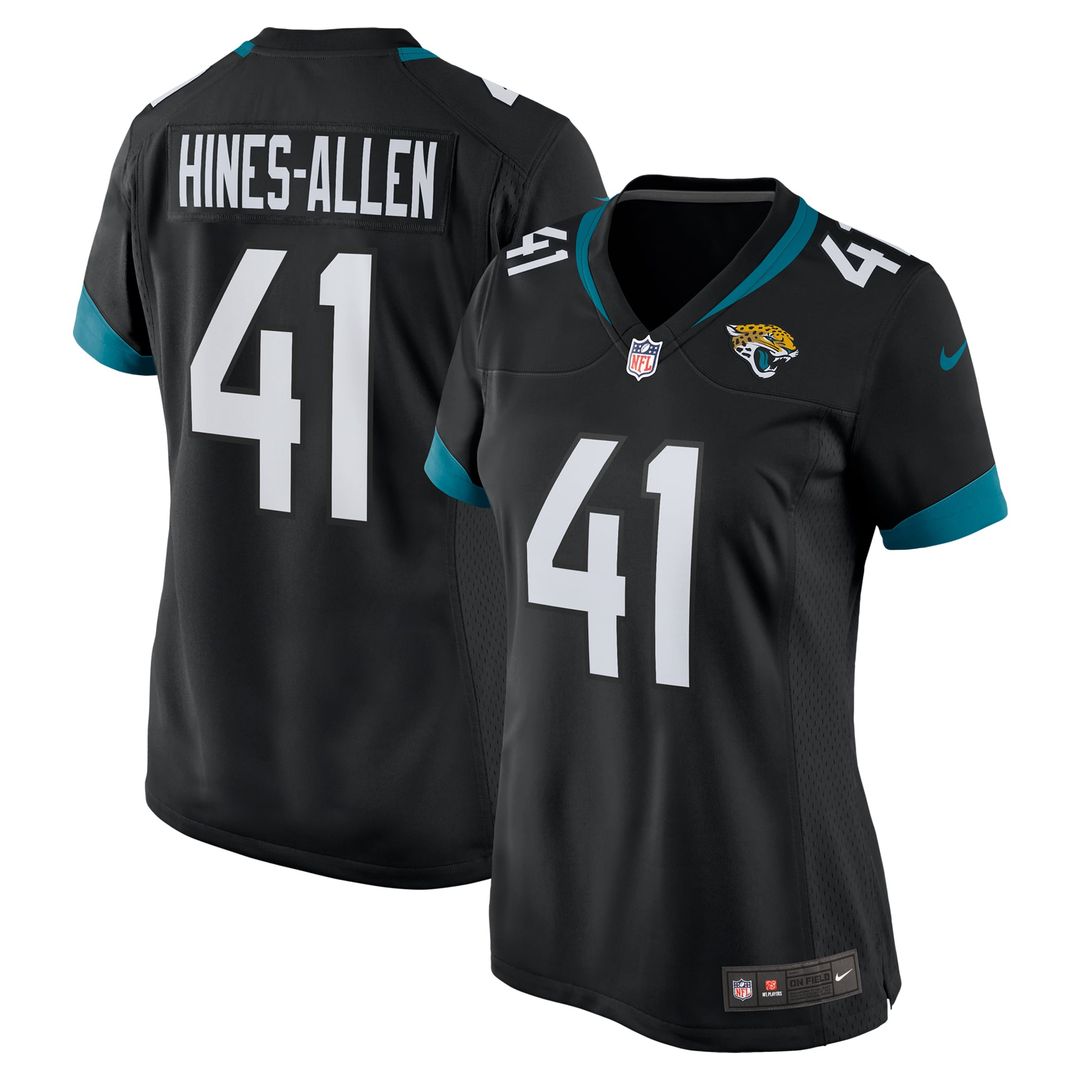 Women's Nike Jacksonville Jaguars Josh Hines-Allen Teal Player Game NFL Jersey