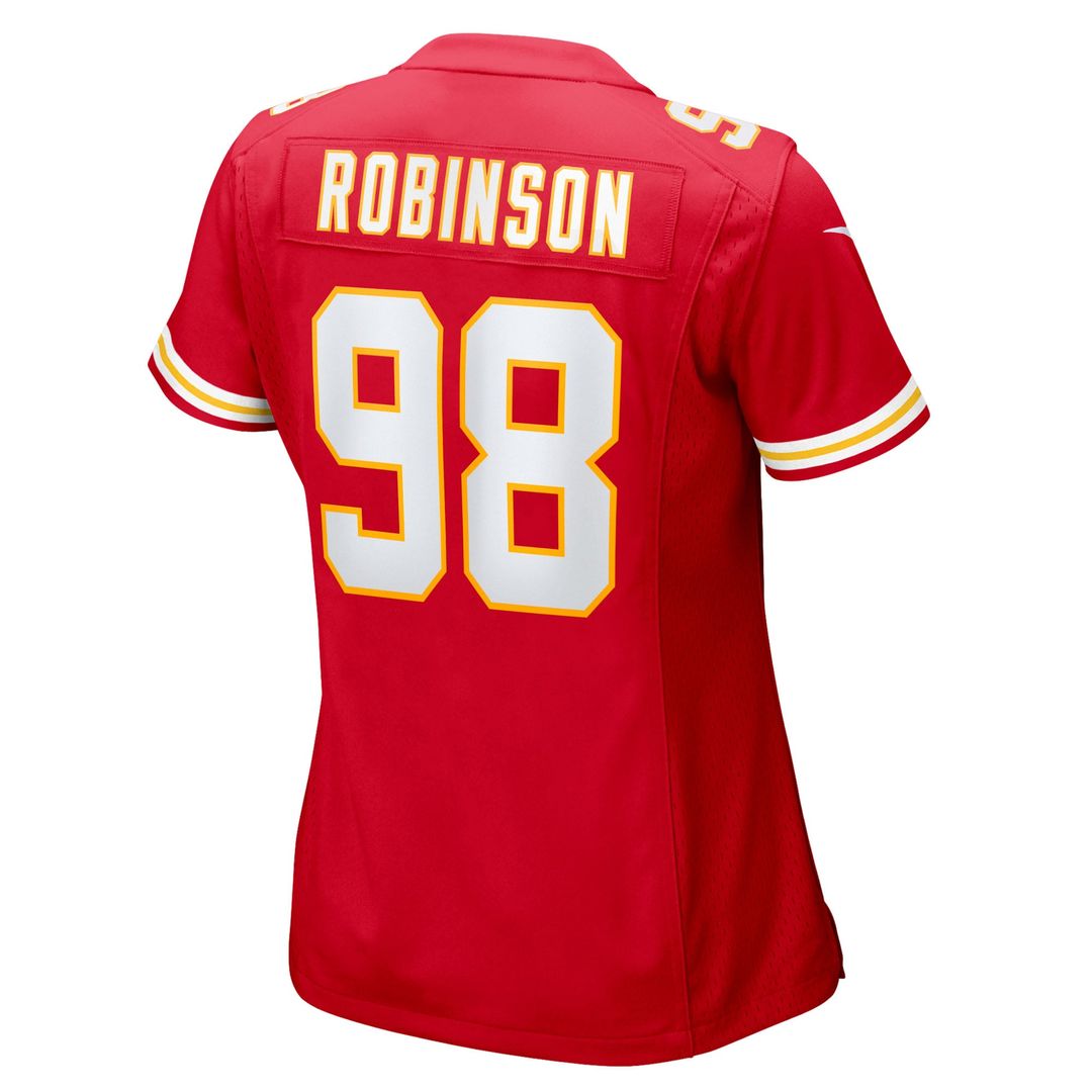 Women's Nike Kansas City Chiefs Janarius Robinson Red Team Game NFL Jersey