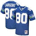 Men's Mitchell & Ness Seattle Seahawks Steve Largent Royal 1985 Authentic Throwback Retired Player NFL Jersey