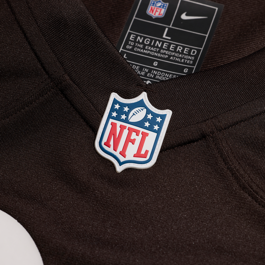 Men's Nike Cleveland Browns Justin Jefferson Brown Game NFL Jersey