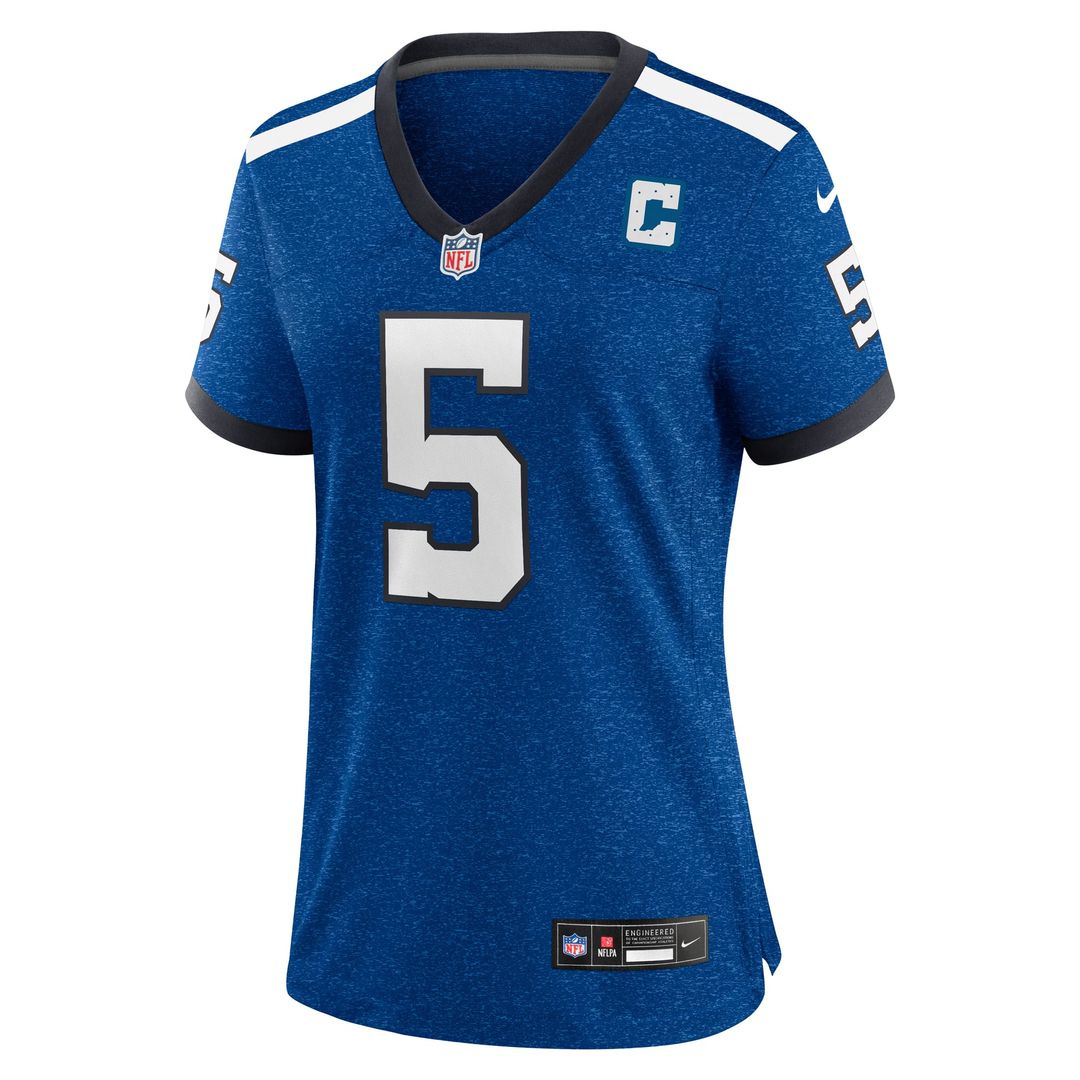 Women's Nike Indianapolis Colts Anthony Richardson Sr. Royal Alternate Indiana Nights Game NFL Jersey