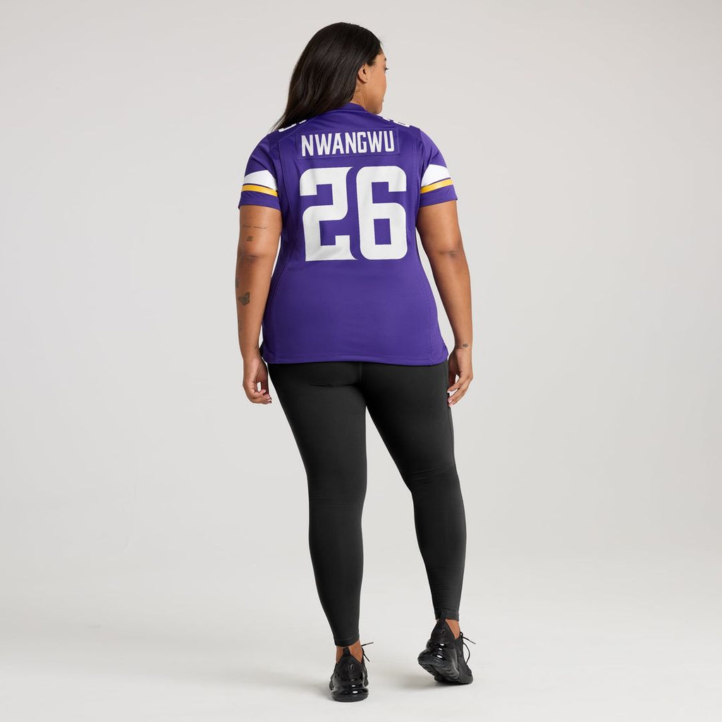 Women's Nike Minnesota Vikings Kene Nwangwu Purple Game NFL Jersey
