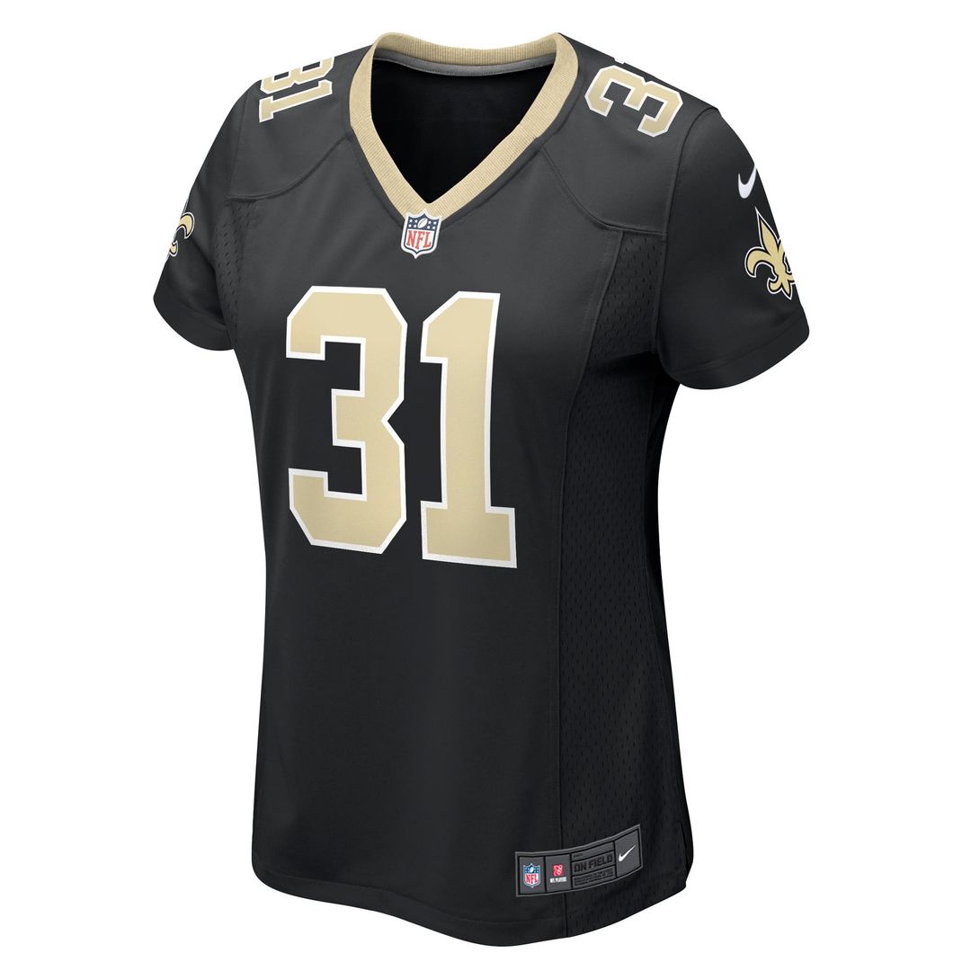 Women's Nike New Orleans Saints Jordan Howden Black Team Game NFL Jersey