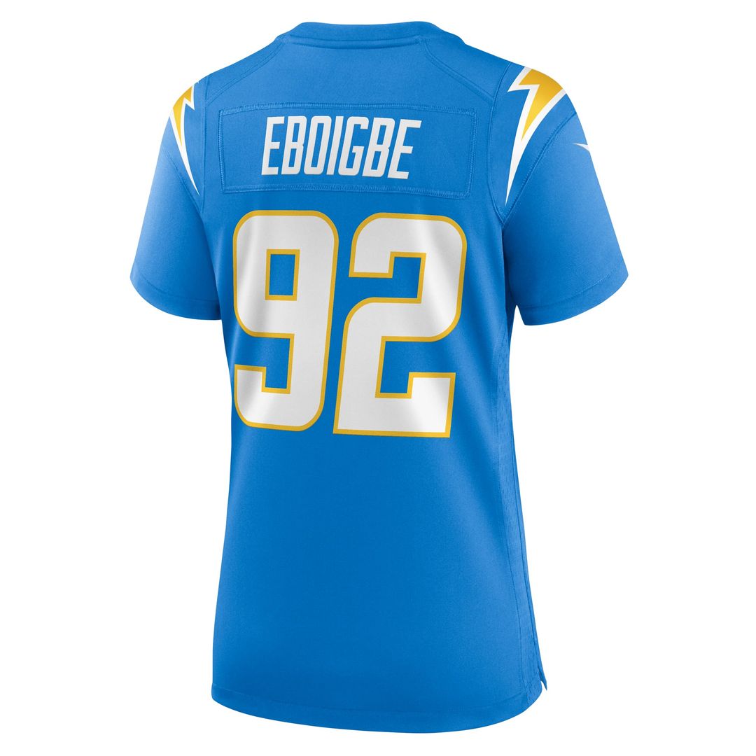 Women's Nike Los Angeles Chargers Justin Eboigbe Powder Blue Game NFL Jersey