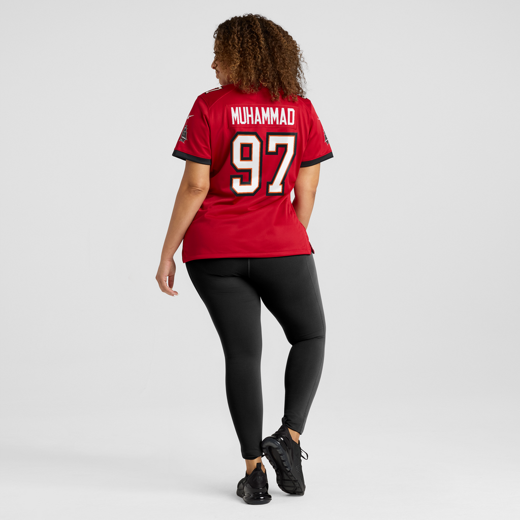 Women's Nike Tampa Bay Buccaneers Al-Quadin Muhammad Red Team Game NFL Jersey