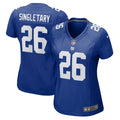 Women's Nike New York Giants Devin Singletary Royal Game NFL Jersey