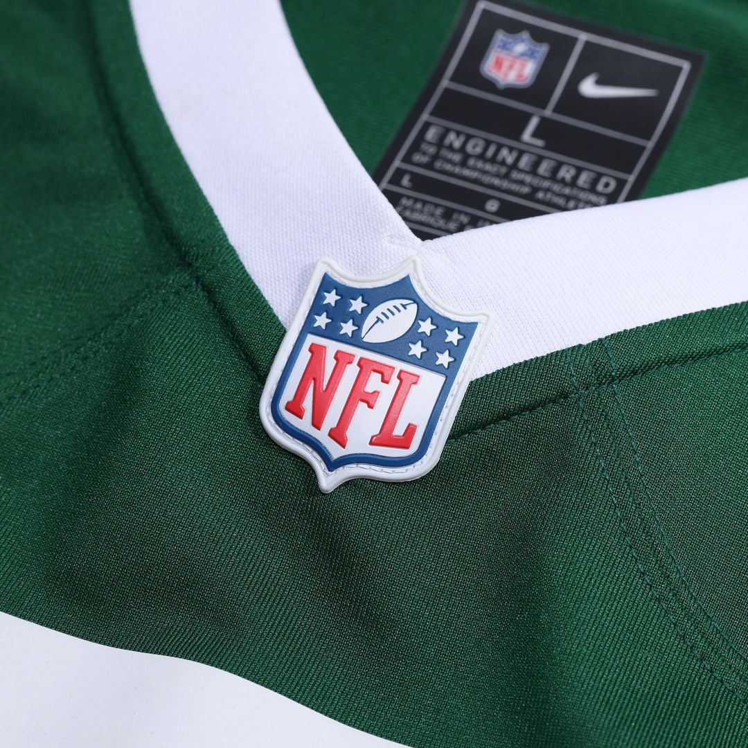 Men's Nike New York Jets Breece Hall Legacy Black Alternate Game NFL Jersey
