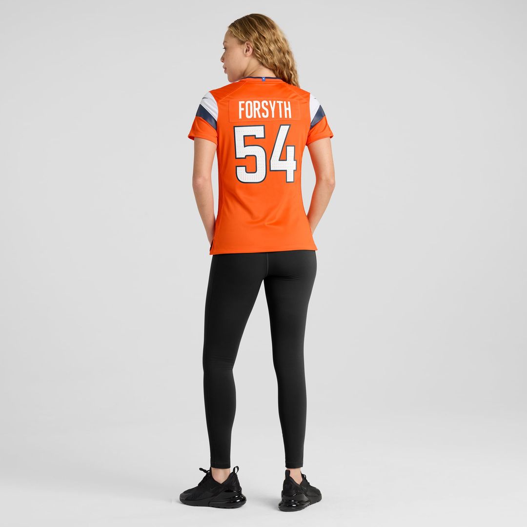 Women's Nike Denver Broncos Alex Forsyth Orange Team Game NFL Jersey