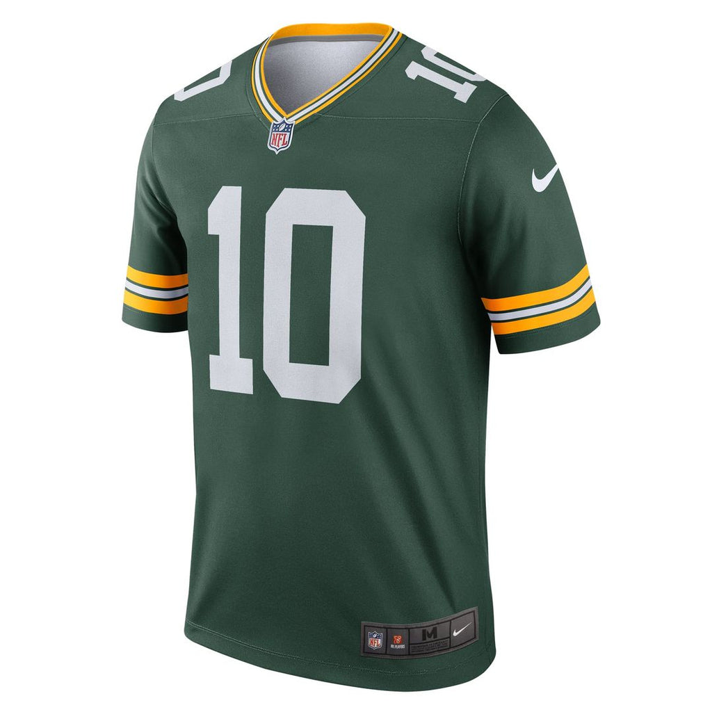 Men's Nike Green Bay Packers Jordan Love Navy The 1923 Classic Legend Player Dri-FIT Top NFL Jersey