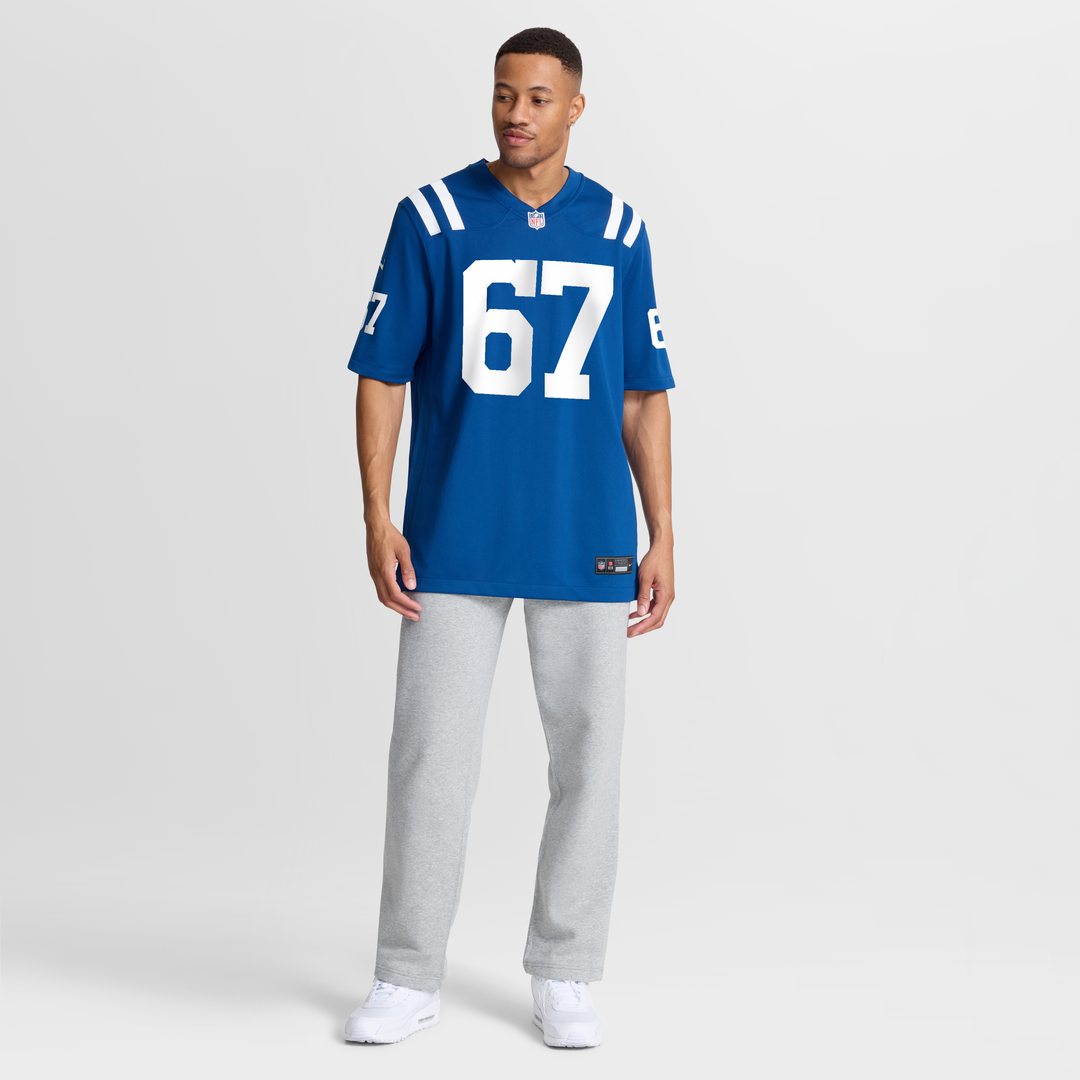 Men's Nike Indianapolis Colts Luke Tenuta Royal Team Game NFL Jersey
