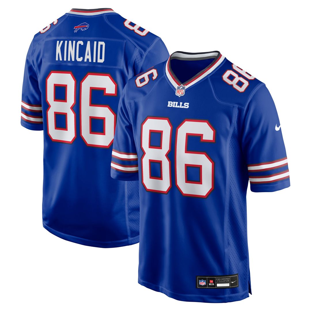Men's Nike Buffalo Bills Dalton Kincaid Royal Game NFL Jersey