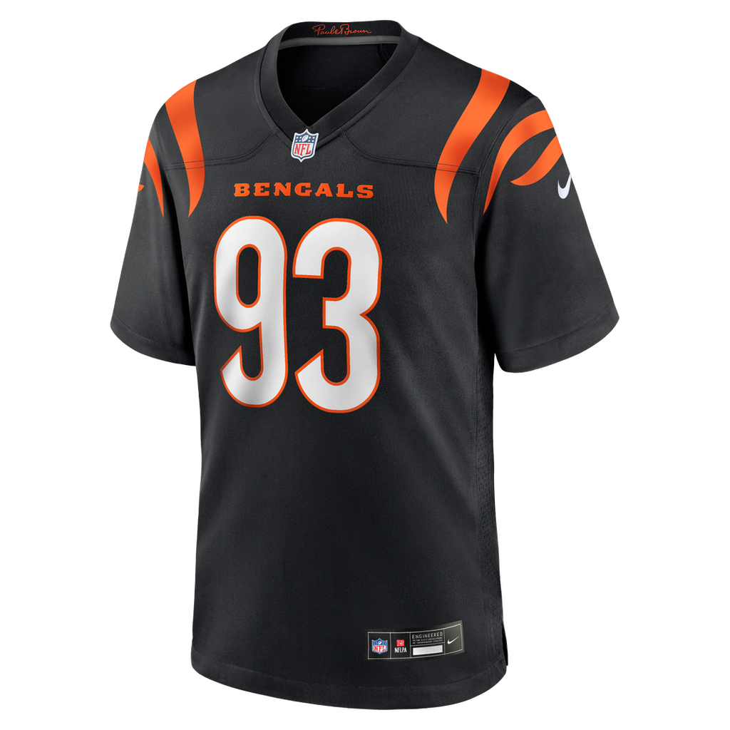 Men's Nike Cincinnati Bengals Jonathan Allen Black Team Game NFL Jersey