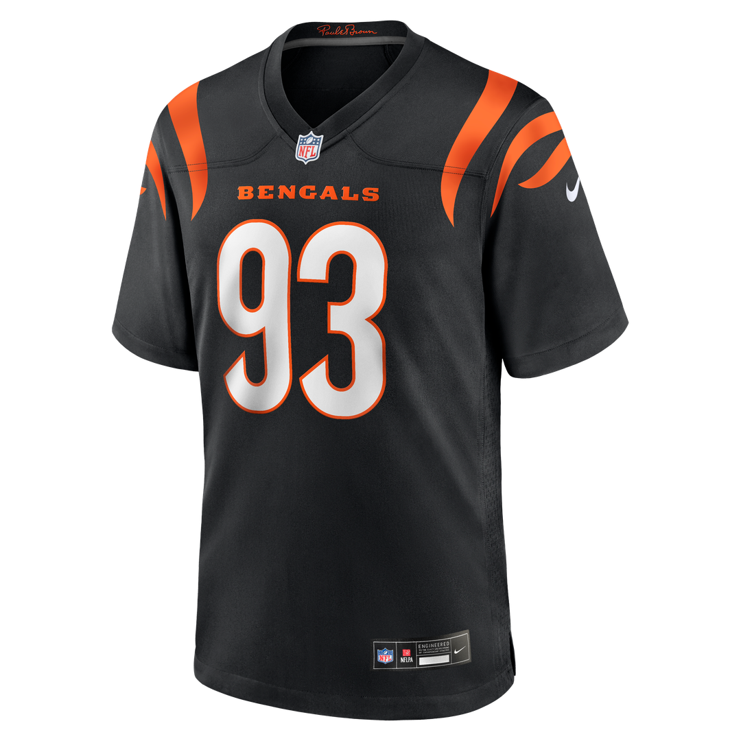 Men's Nike Cincinnati Bengals Jonathan Allen Black Team Game NFL Jersey