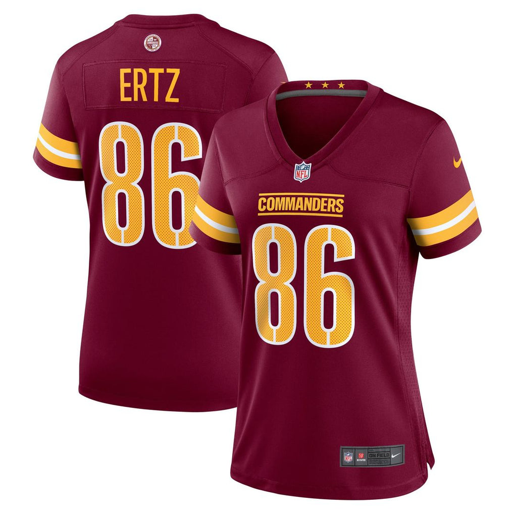 Women's Nike Washington Commanders Zach Ertz Burgundy Game NFL Jersey