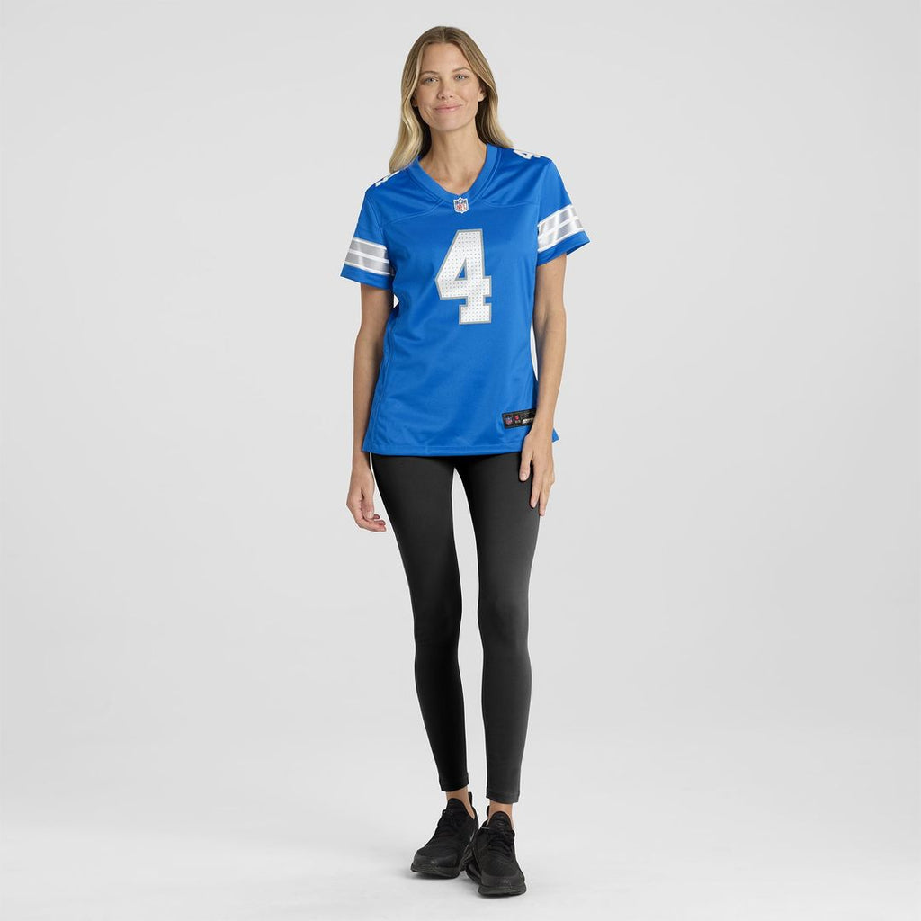 Women's Nike Detroit Lions D.J. Reed Blue Team Game NFL Jersey