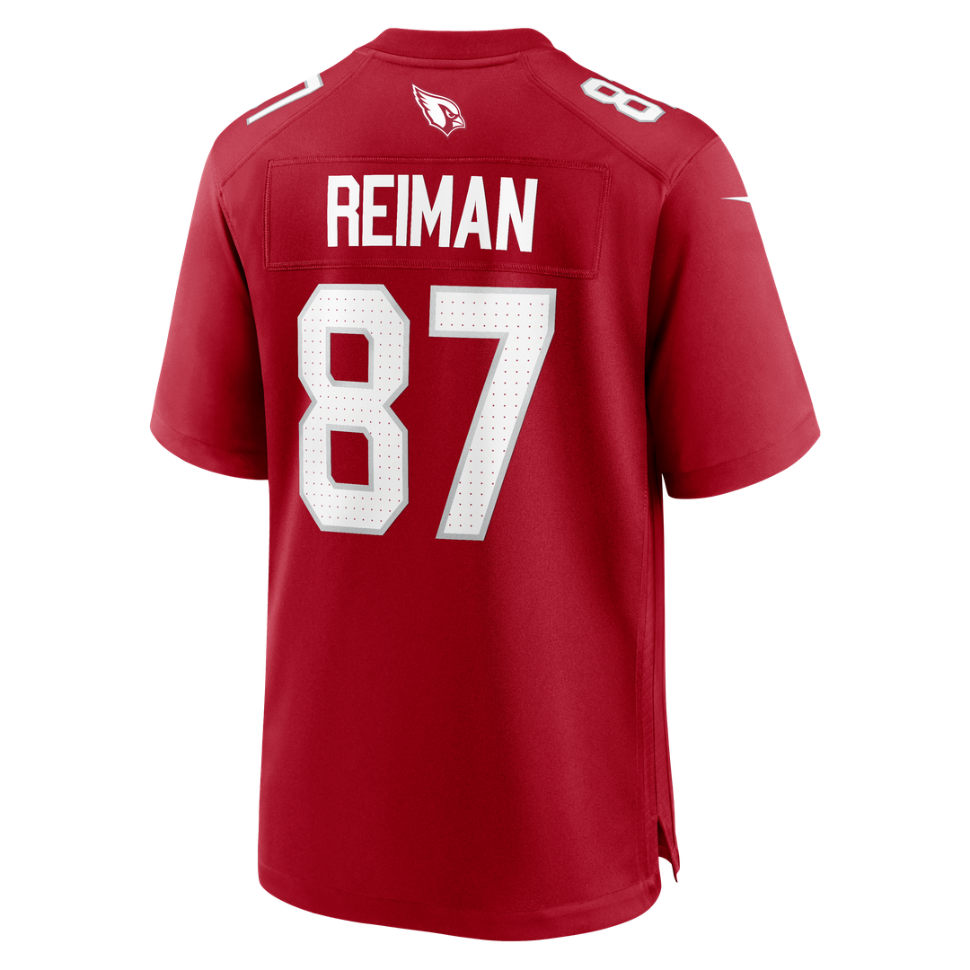 Men's Nike Arizona Cardinals Tip Reiman Cardinal Team Game NFL Jersey