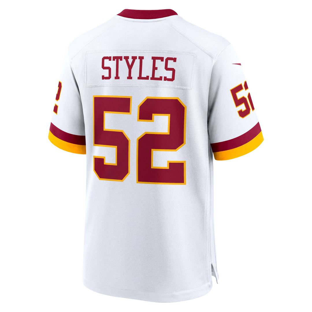 Men's Nike Washington Commanders Sonny Styles Black Game Player NFL Jersey