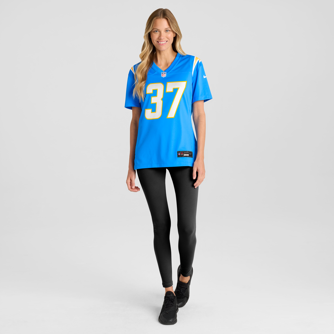 Women's Nike Los Angeles Chargers Isas Waxter Powder Blue Team Game NFL Jersey