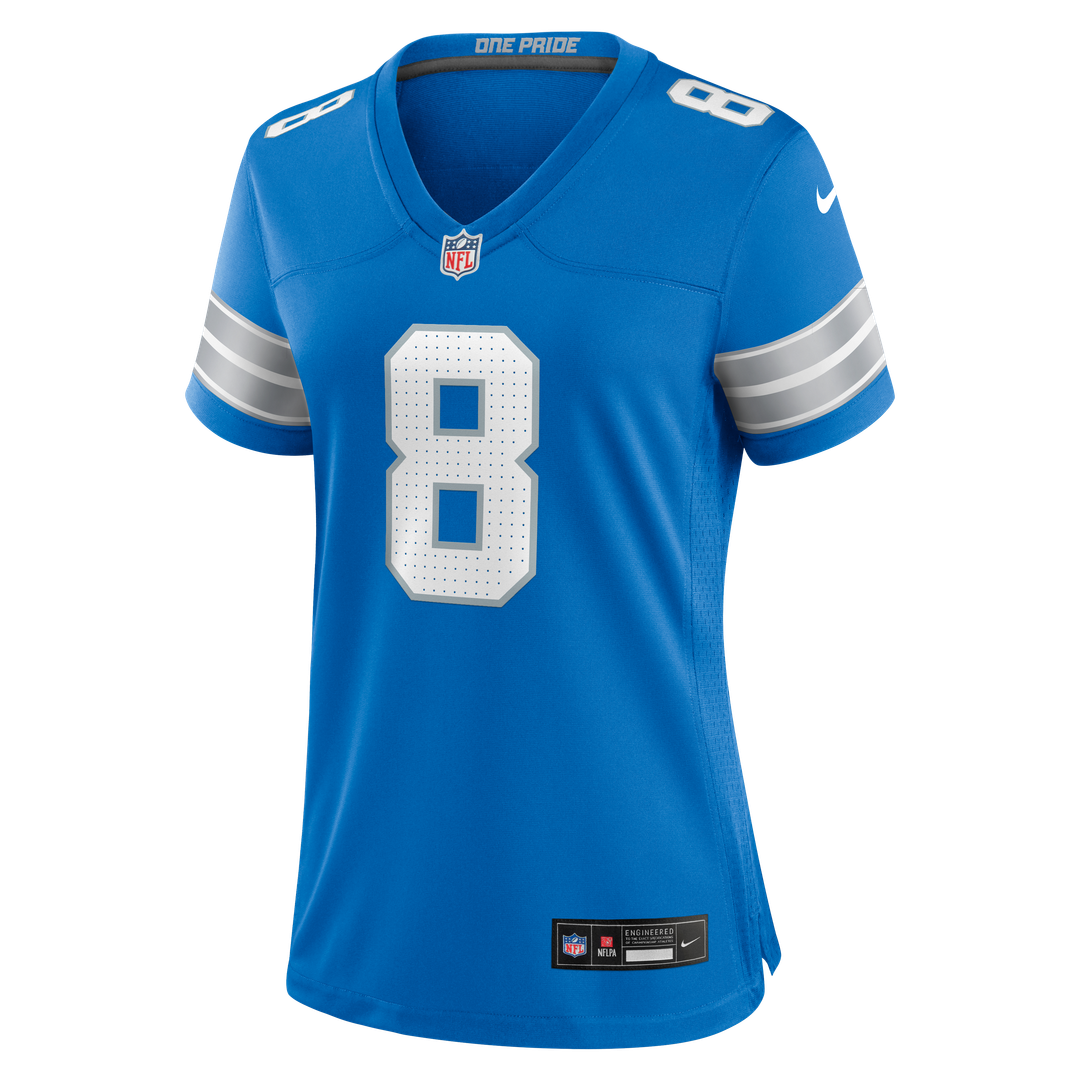 Women's Nike Detroit Lions Greg Dortch Blue Team Game NFL Jersey