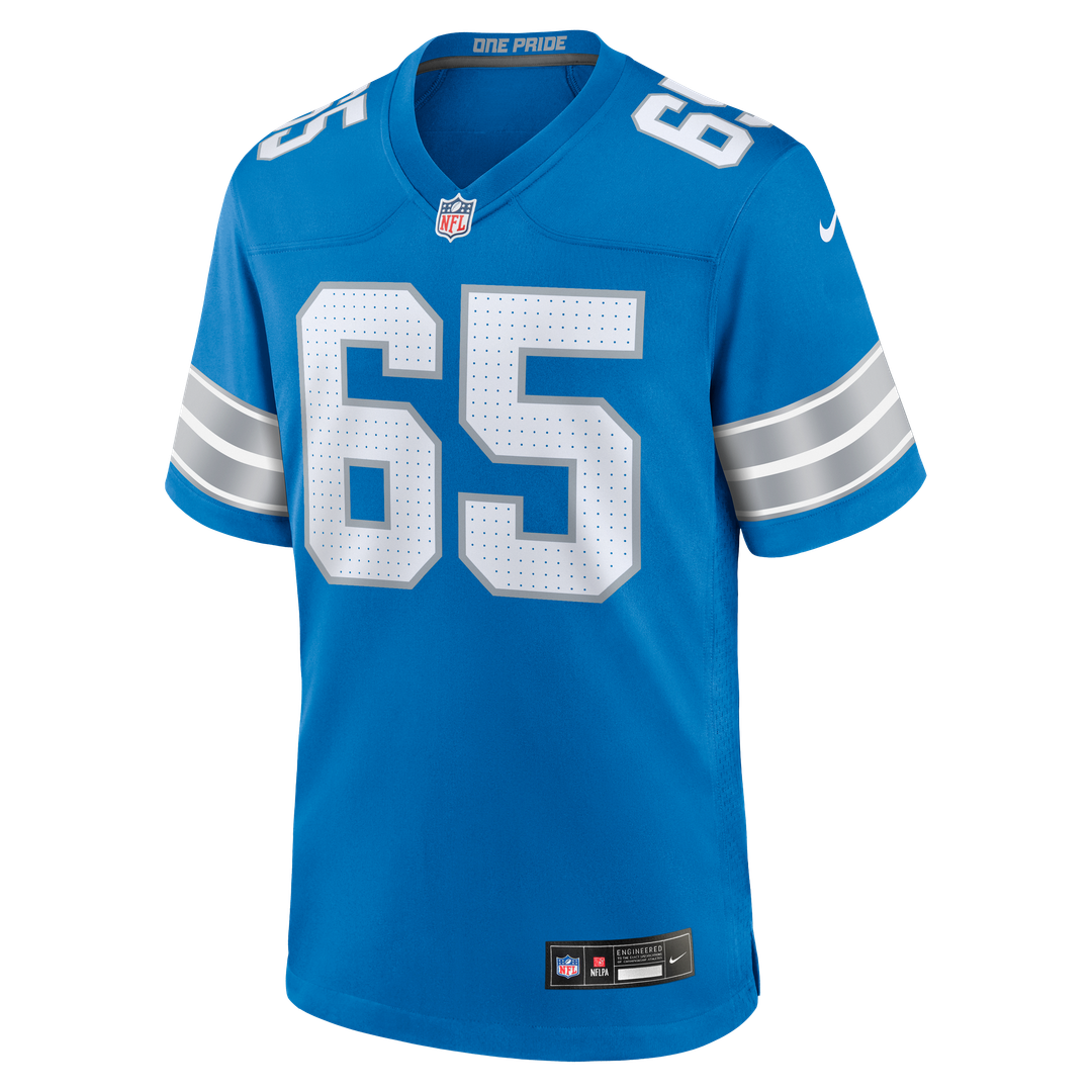 Men's Nike Detroit Lions Seth McLaughlin Blue Team Game NFL Jersey