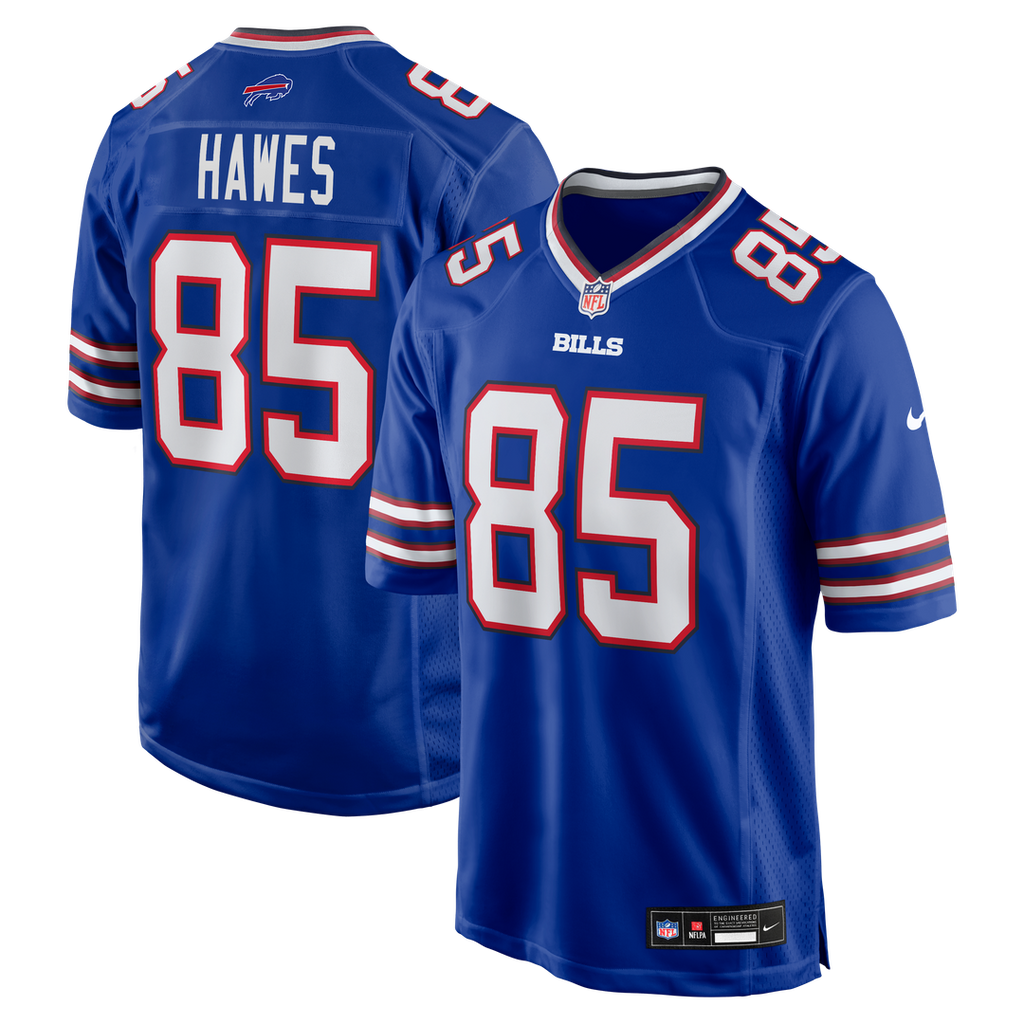Men's Nike Buffalo Bills Jackson Hawes Royal Team Game NFL Jersey