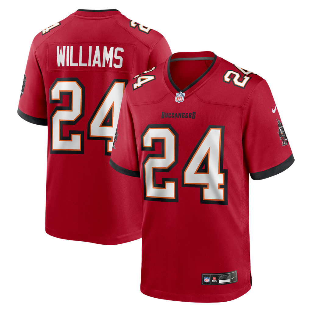 Men's Nike Tampa Bay Buccaneers Cadillac Williams Red Game Retired Player NFL Jersey