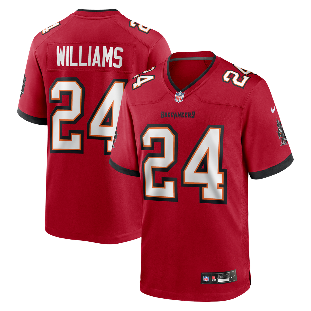 Men's Nike Tampa Bay Buccaneers Cadillac Williams Red Game Retired Player NFL Jersey