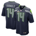 Men's Nike Seattle Seahawks Sam Darnold College Navy Super Bowl LX Patch Game NFL Jersey