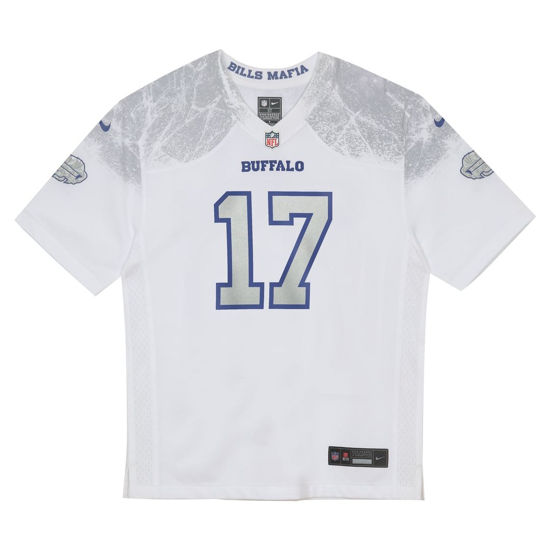 Toddler Nike Buffalo Bills Josh Allen White 2025 Rivalries Collection Game NFL Jersey