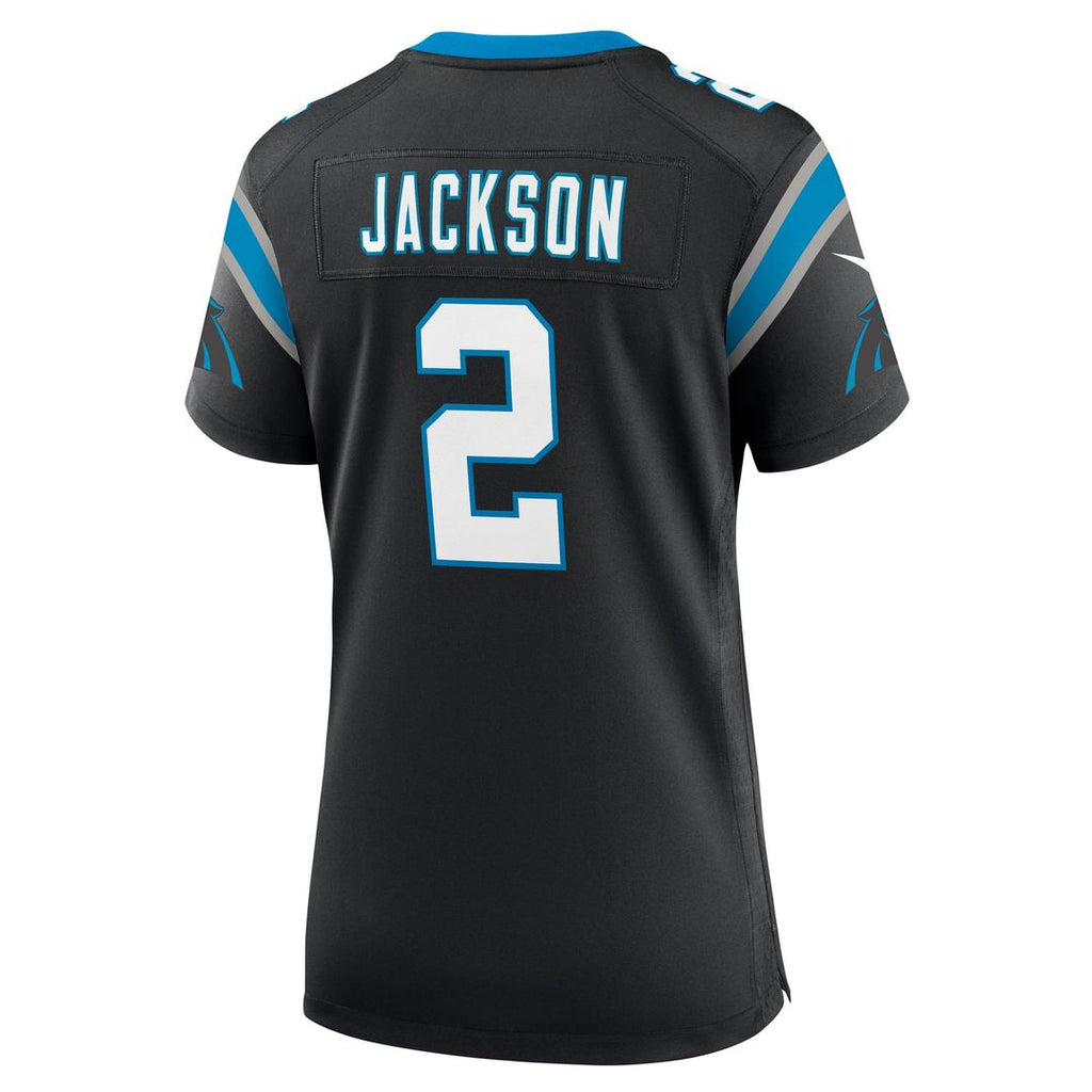 Women's Nike Carolina Panthers Mike Jackson Black Game NFL Jersey